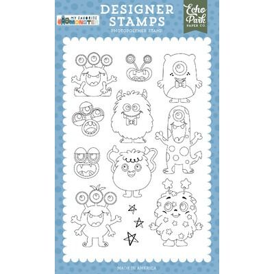 Clear Stamp Set - Monsters At Play - My Favorite Monster Collection