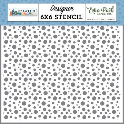 Stencil - Bubble Monster - My Favorite Monster Collection