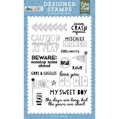 Clear Stamp Set - Mischief Maker - My Favorite Monster Collection