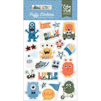 Puffy Stickers - My Favorite Monster Collection