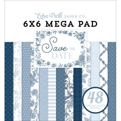 6x6 Mega Paper Pad - Save The Date Collection