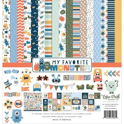 12x12 Collection Kit - My Favorite Monster Collection