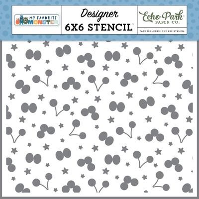 Stencil - Starry Eyes - My Favorite Monster Collection