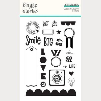 Clear Stamp Set - Color Me Happy Collection