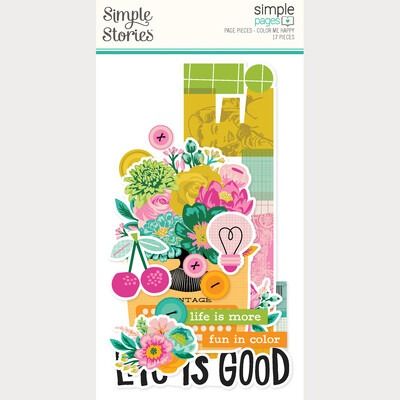 Simple Pages Page Pieces - Color Me Happy Collection