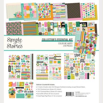 12x12 Collector's Essential Kit - Color Me Happy Collection