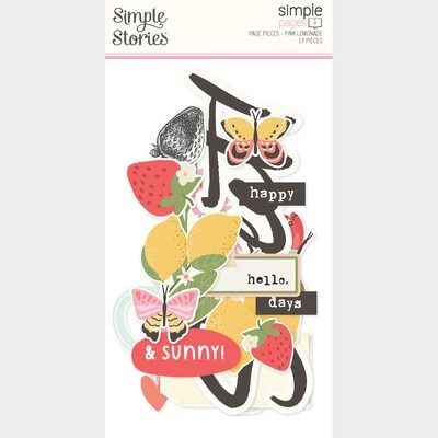 Simple Pages Page Pieces - Pink Lemonade Collection