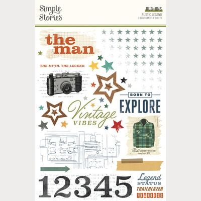 Rub ons - Rustic Legend Collection