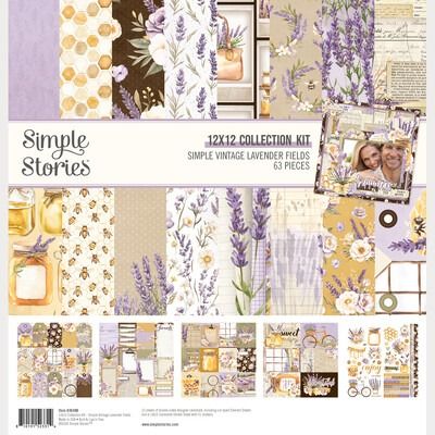 12x12 Collection Kit - Simple Vintage Lavender Fields Collection