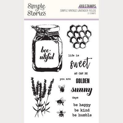 Clear Stamp Set - Simple Vintage Lavender Fields Collection