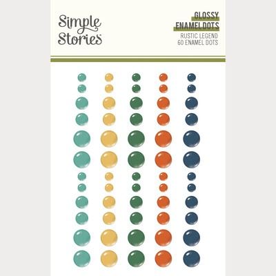 Glossy Enamel Dots - Rustic Legend Collection