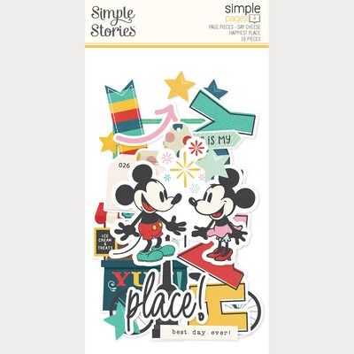 Simple Pages Page Pieces - Say Cheese Happiest Place Collection