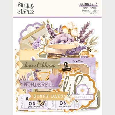 Journal Bits &amp; Pieces - Simple Vintage Lavender Fields Collection