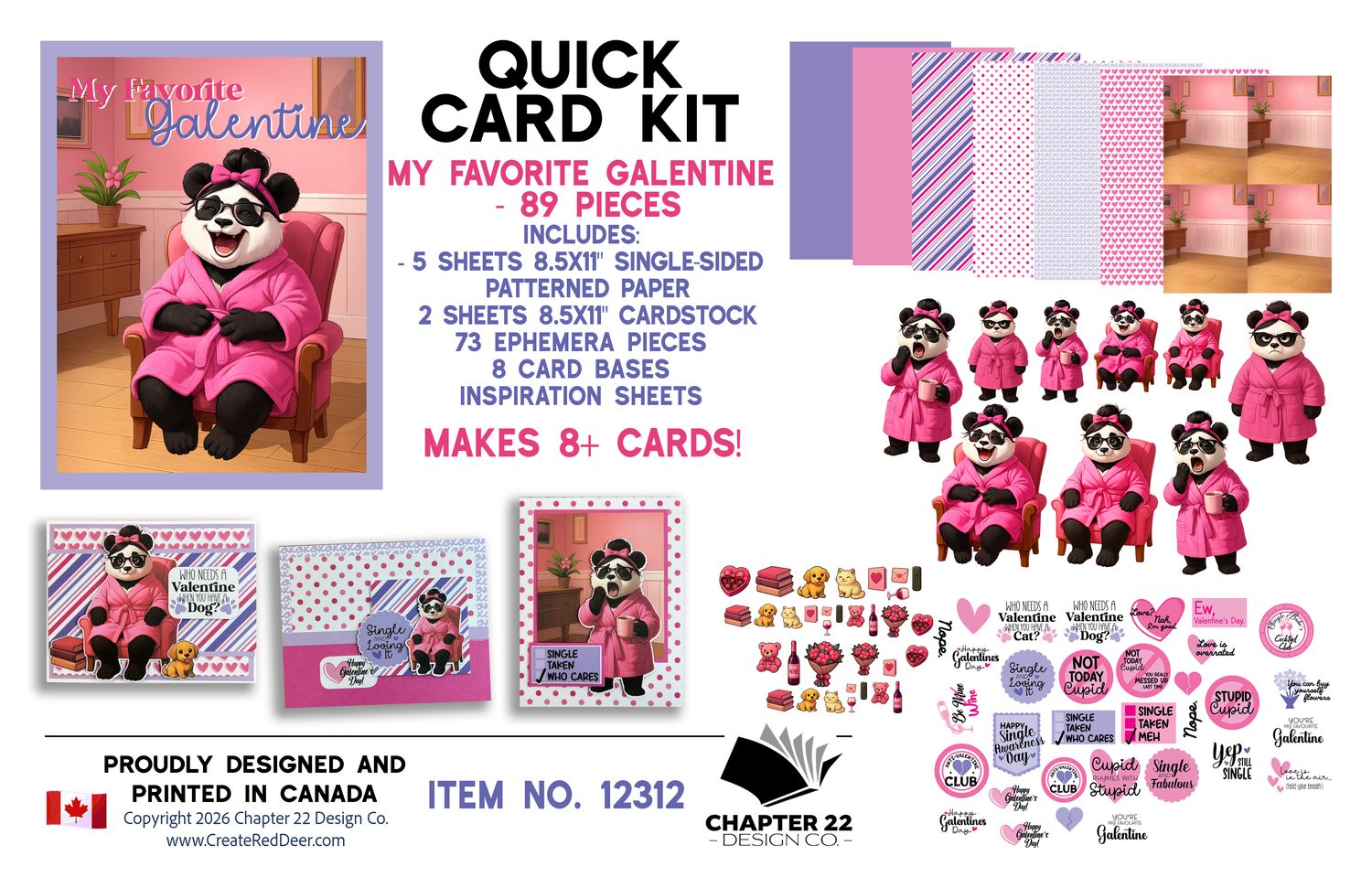 Quick Card Kit - My Favorite Galentine
