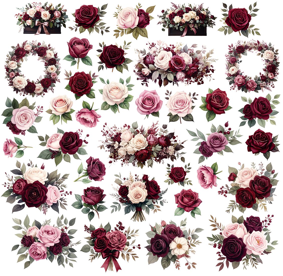 Floral Ephemera - Roses Forever Collection
