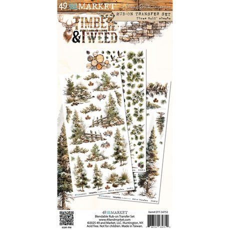 Blendable - Rub-on Transfer Set - Timber and Tweed Collection