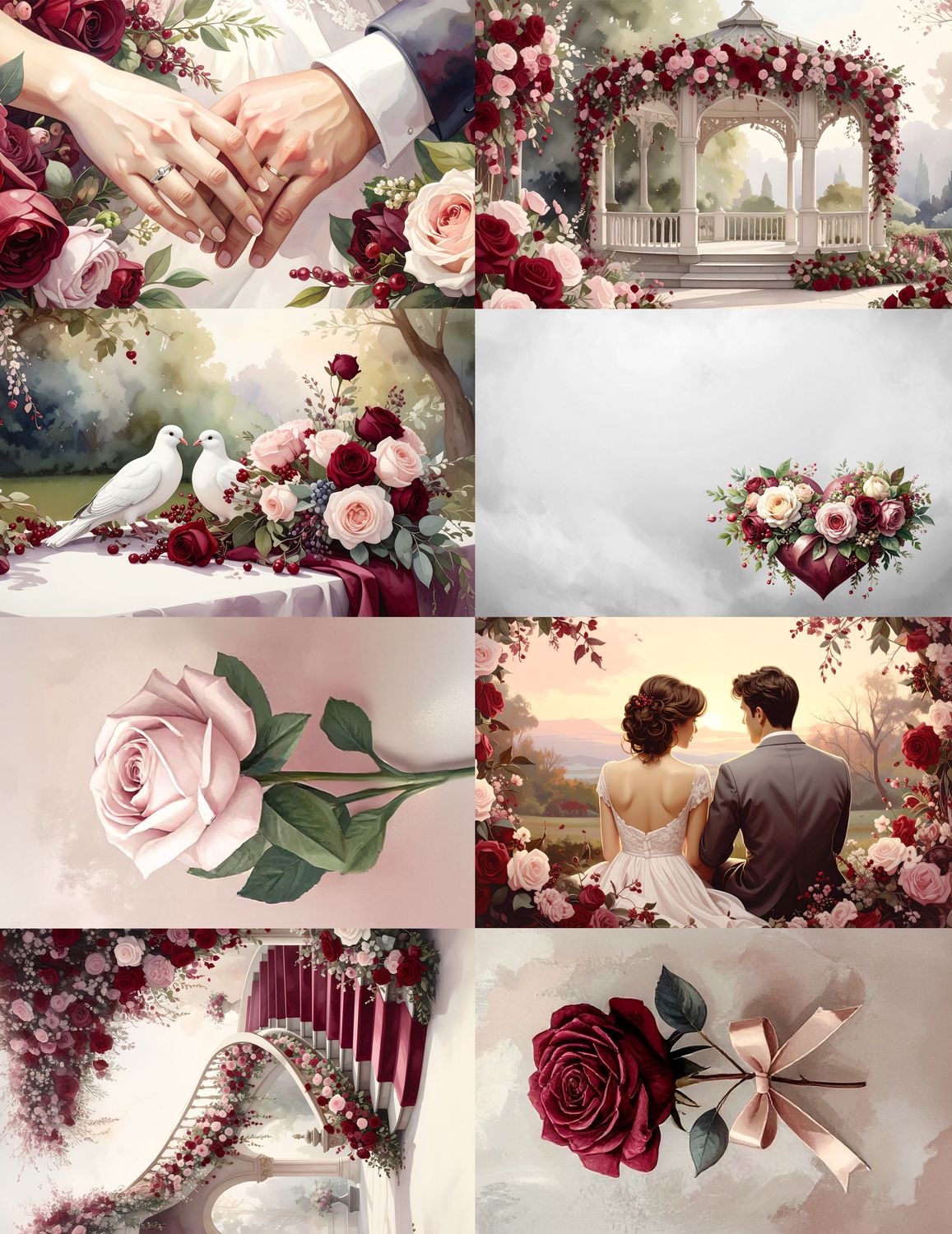 Project Panels - Roses Forever Collection