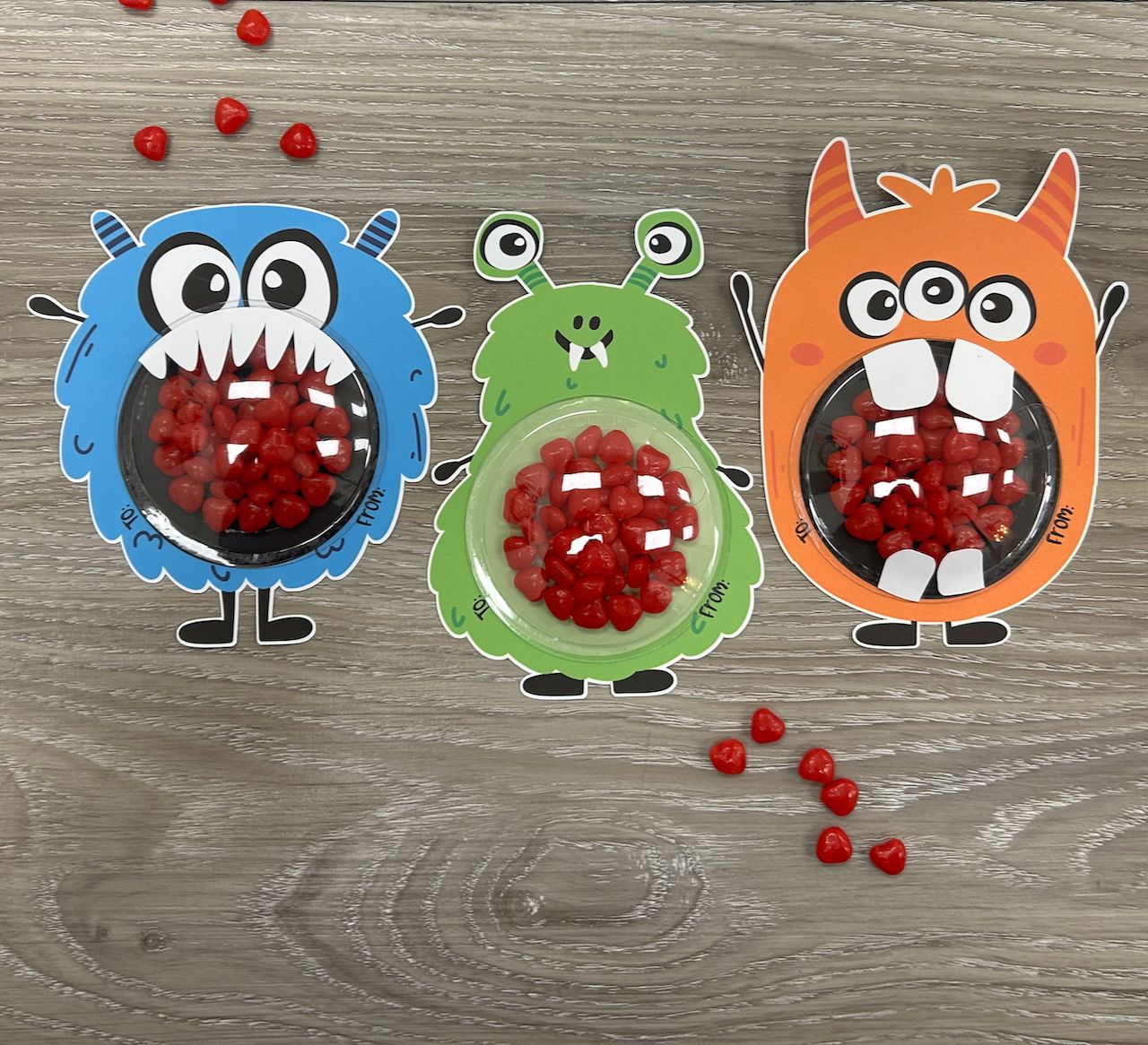 Dome Valentines - Monsters