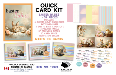 Quick Card Kit - Easter Babies Collection