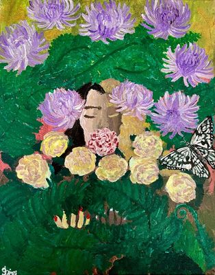 Divine Consciousness in Nature [original paintings]