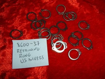 US Divers NOS retaining ring for second stage purge button # 8600-37