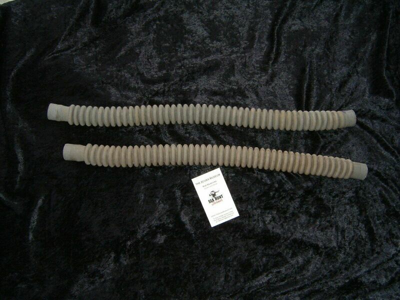 CG45 style canvass covered gas-mask style hoses