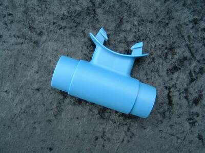 US Divers style Blue straight reproduction mouthpiece Miss