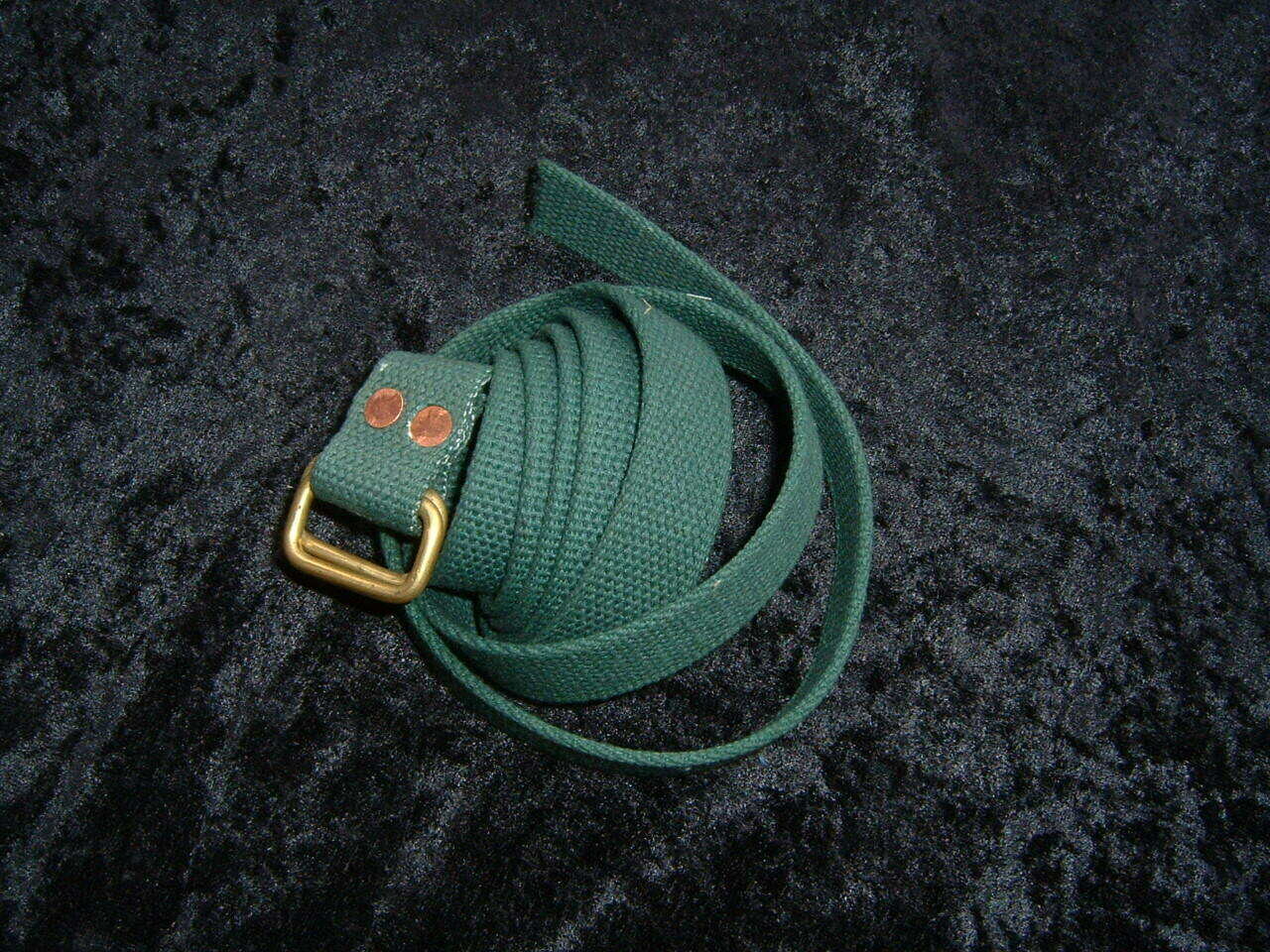 Voit reproduction cotton weight belt for one pound weights SEA HUNT style 60 inches long, trim to suit