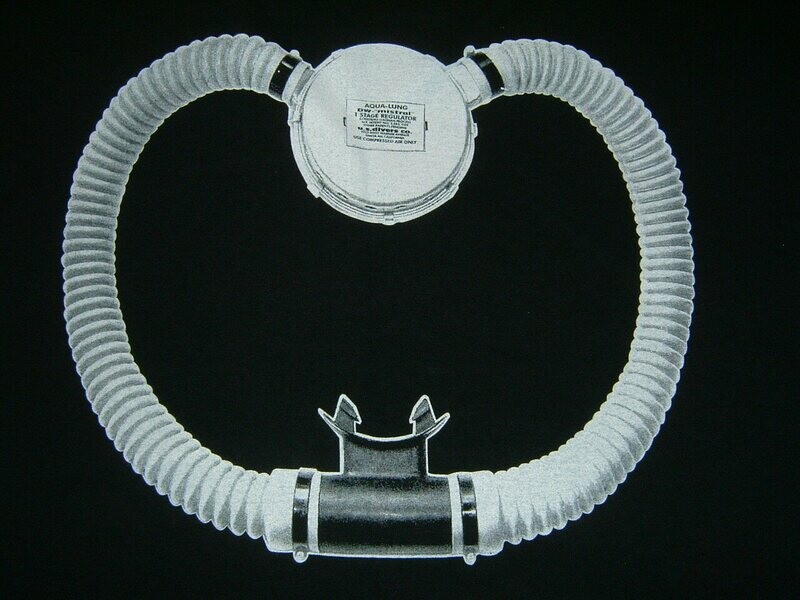 US Divers Aqua Lung Mistral T shirt BLACK XL