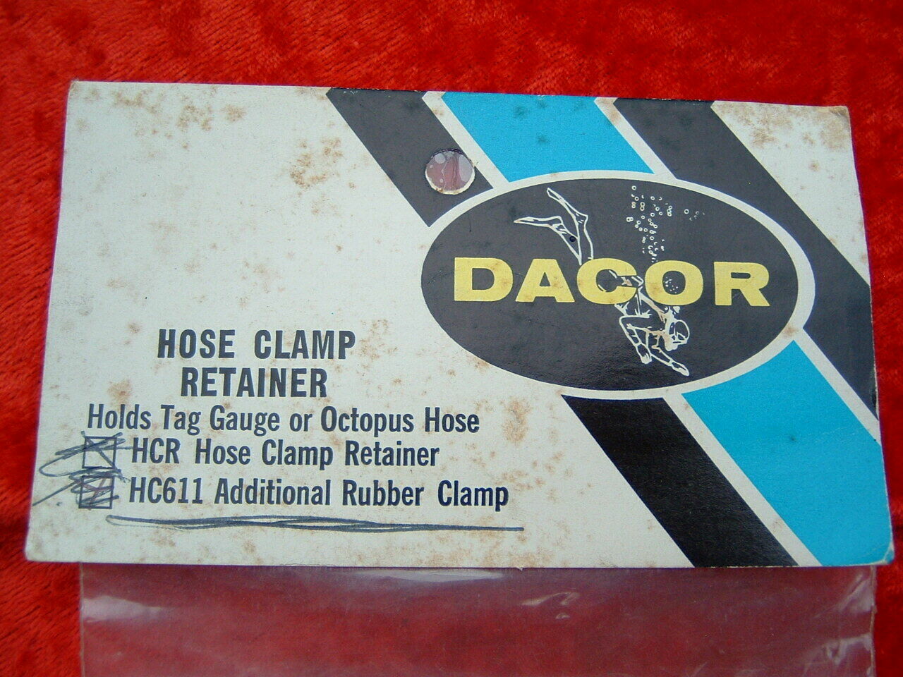DACOR hose clamp retainer NOS