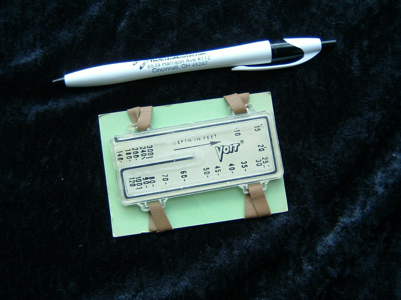 Voit early capillary gauge NOS still on cardstock