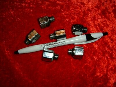 3/8 male to 7/16 female brass high pressure adapter for your banjo fitting USED