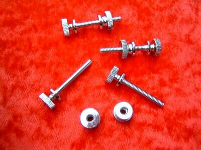 Voit reproduction band clamp screws chrome plated brass