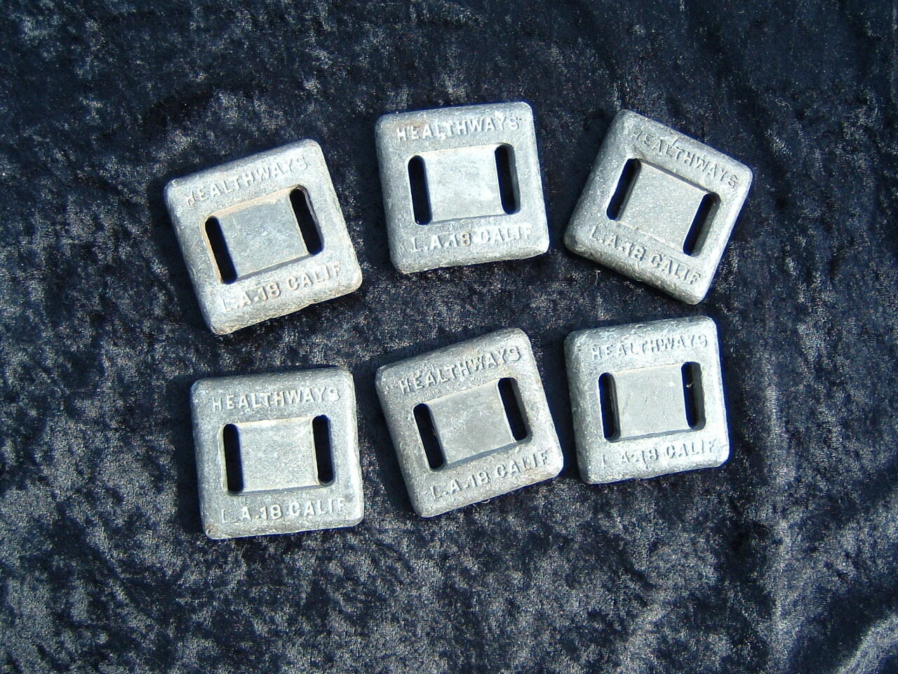 Healthways early one pound weights for one inch belt.