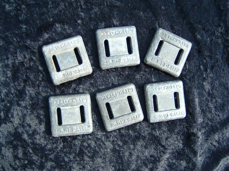 Healthways early one pound weights for one inch belt.