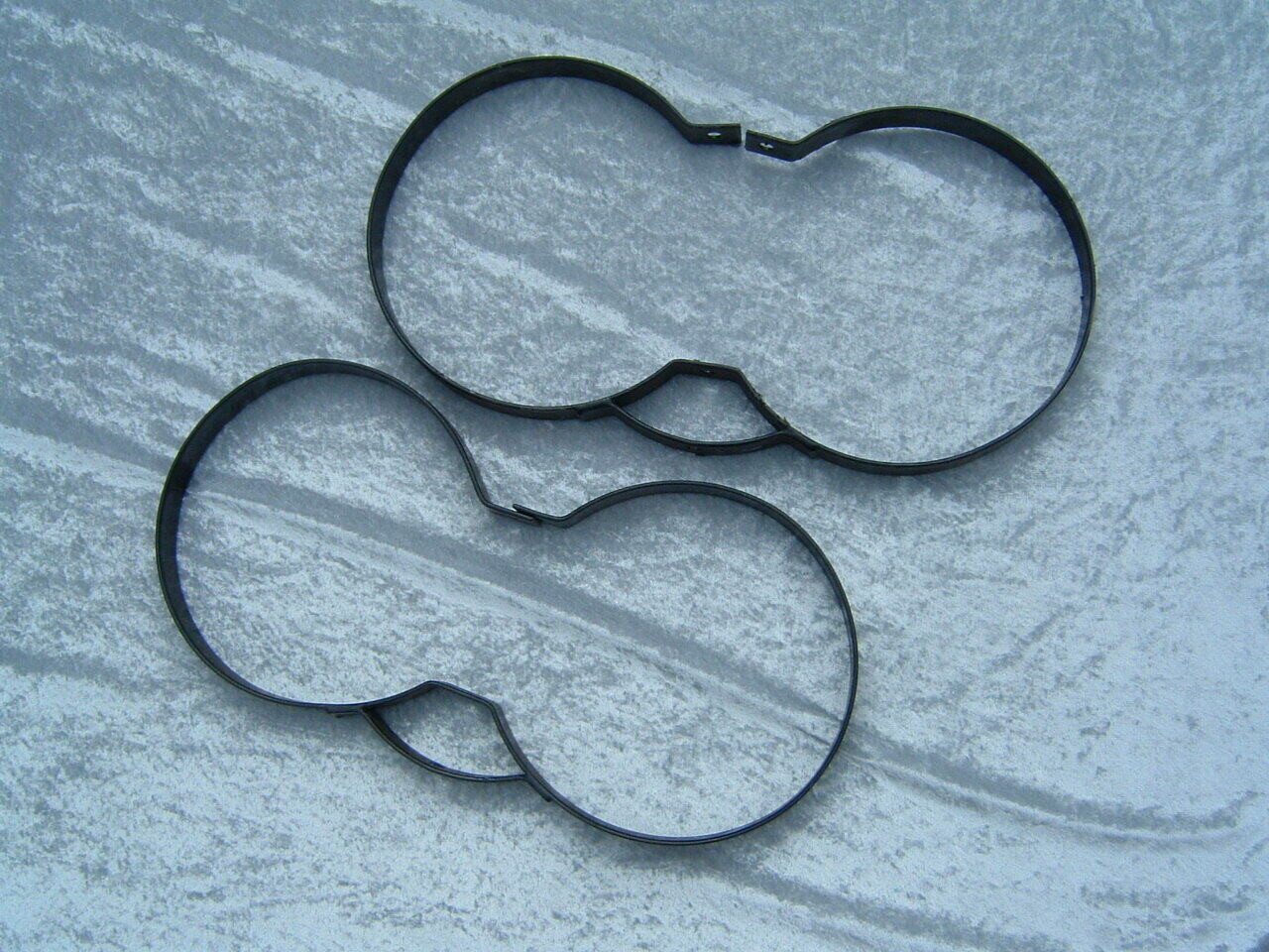 Vintage steel bands for 7.2 inch tank IE AL80 cf tanks