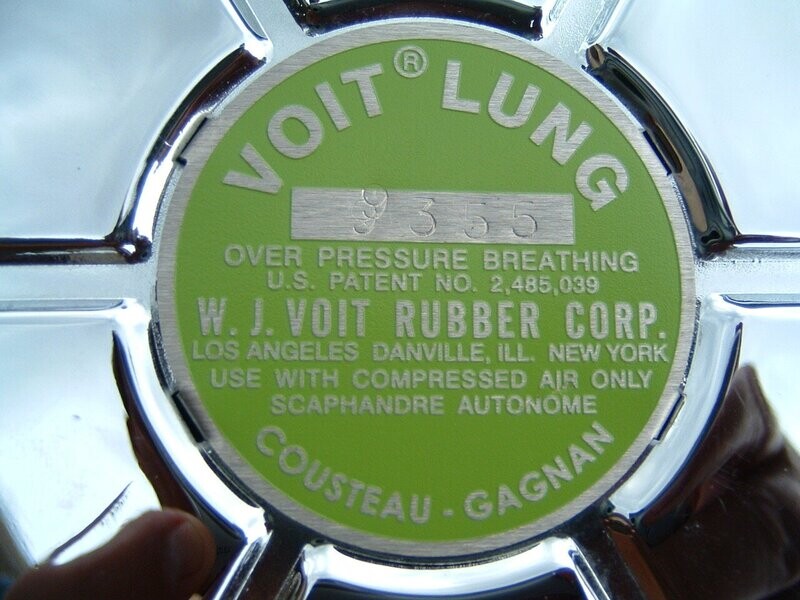 Voit Lung Over Pressure Breathing Single Stage regulator
