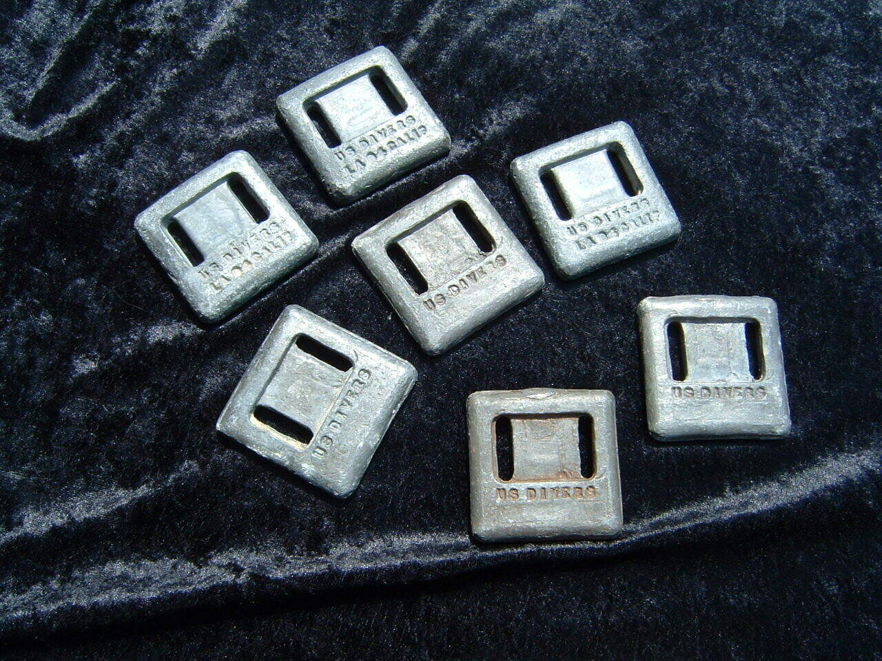 US Divers one pound weights 7 weights