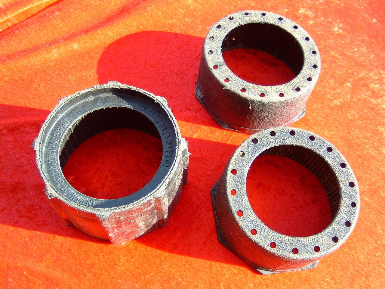 used AL80 tank boot 7.2 inch BLACK used