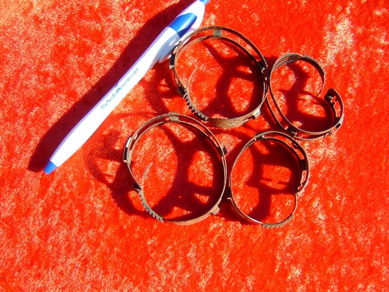 Used pre 1959 Tinnerman hose clamps