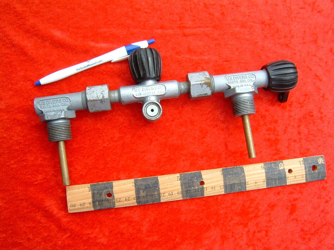 US Divers 3/4 inch three piece manifold BARN FRESH