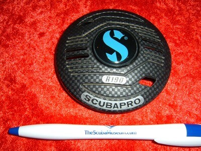 Scubapro r190 second stage cover w purge button NOS BLACK