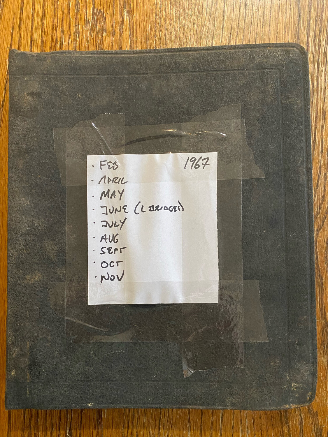 Skin Diver binder 1967 9 months