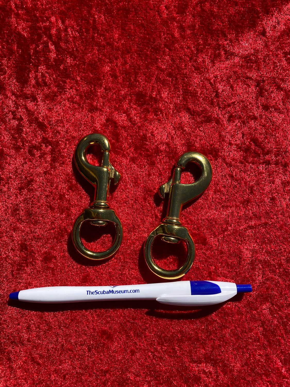 Brass round snap hook 3.5 inch NEW