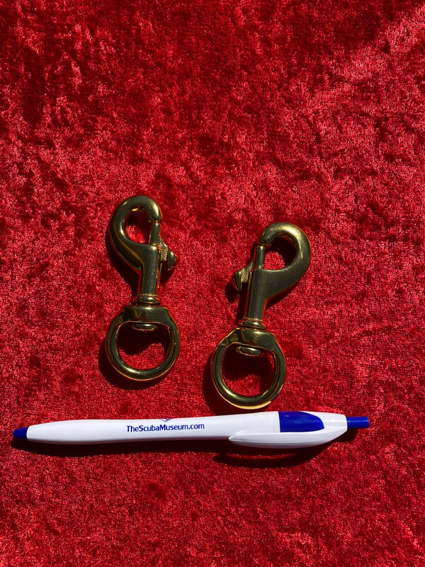 Brass round snap hook 3.5 inch NEW