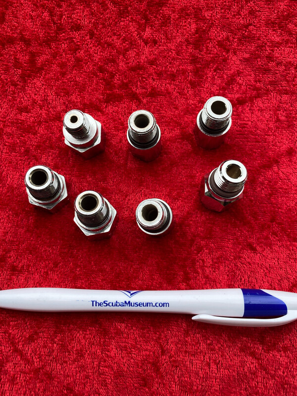 1/2 male to 3/8  female adapter NOS