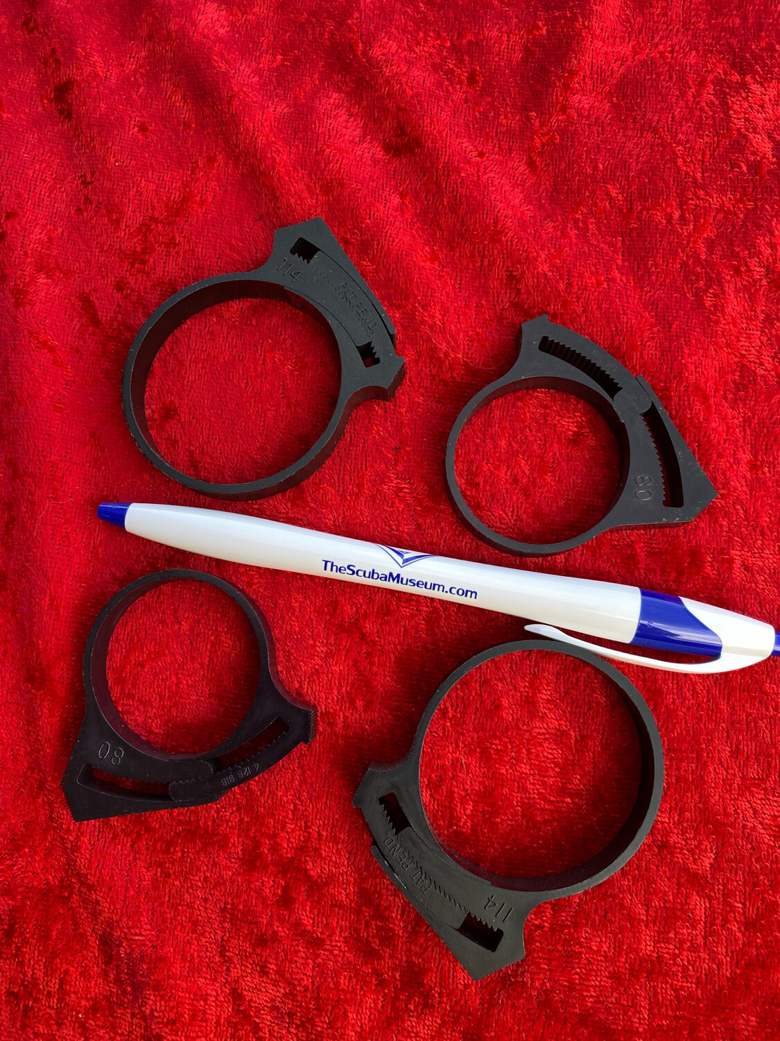 Heavy Duty Ratcheting hose clamp (set of 4)