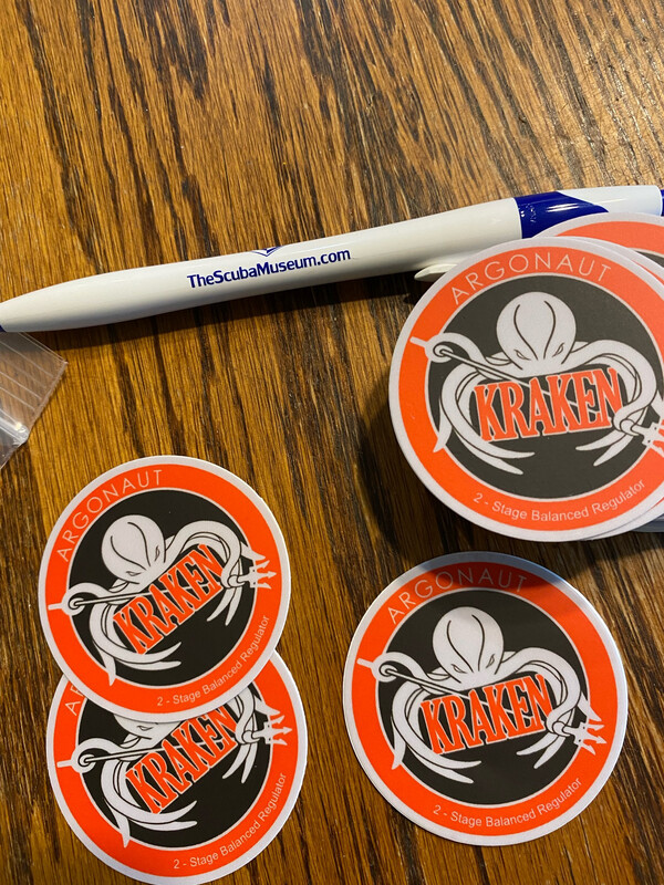 Kraken Argonaut 2 inch decal