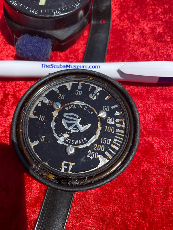 Sportsways capillary wrist gauge and bonus compass  used