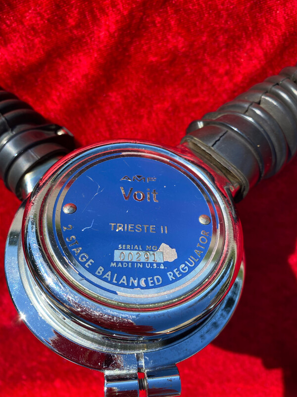 Voit Trieste II AMF regulator  HP port and LP port sr #00291